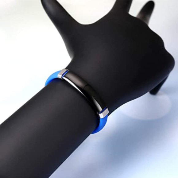 Epilepsy Silicone Medical ID Bracelet - Picture 4 of 6